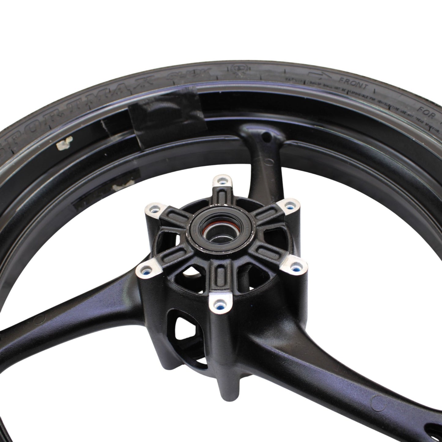 2011 - 2024 SUZUKI GSXR 600 GSXR 750 FRONT WHEEL RIM RACE TIRE STRAIGHT