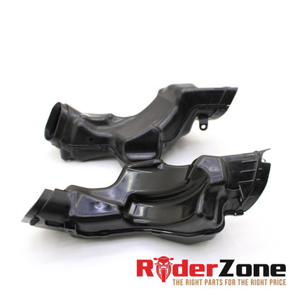 2007 2008 SUZUKI GSXR1000 AIR DUCTS RAM TUBE INTAKE GRILL LEFT RIGHT BLACK