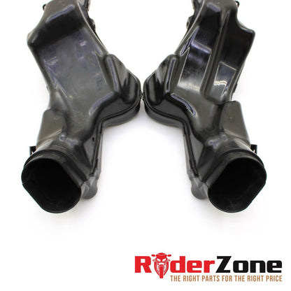 2007 2008 SUZUKI GSXR1000 AIR DUCTS RAM TUBE INTAKE GRILL LEFT RIGHT BLACK