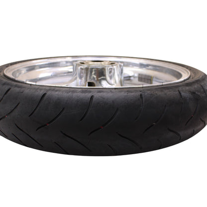 2006 - 2007 SUZUKI GSXR 600 GSXR 750 FRONT WHEEL RIM TIRE RUBBER SILVER