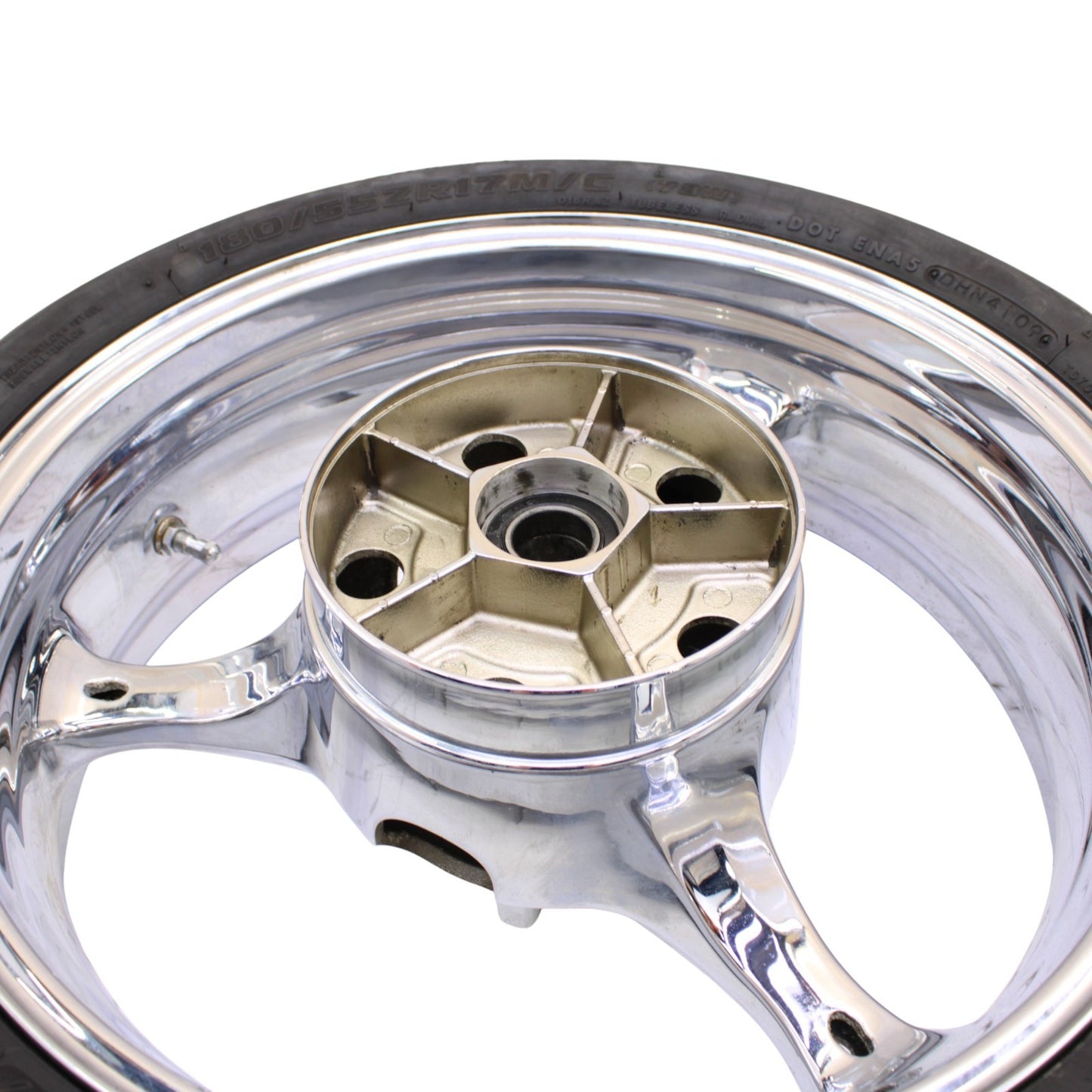 2006 - 2007 SUZUKI GSXR 600 GSXR 750 REAR WHEEL RIM TIRE RUBBER