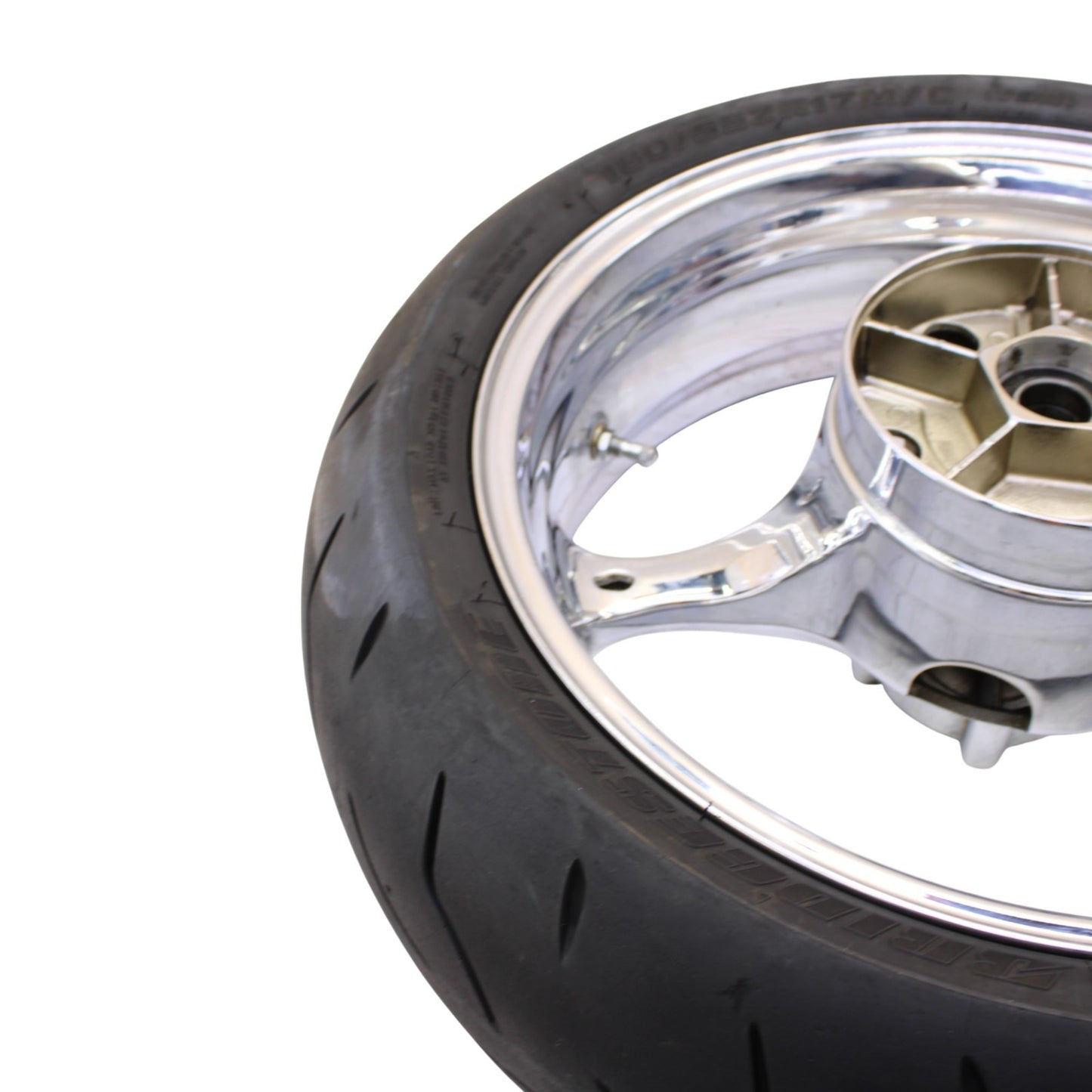 2006 - 2007 SUZUKI GSXR 600 GSXR 750 REAR WHEEL RIM TIRE RUBBER