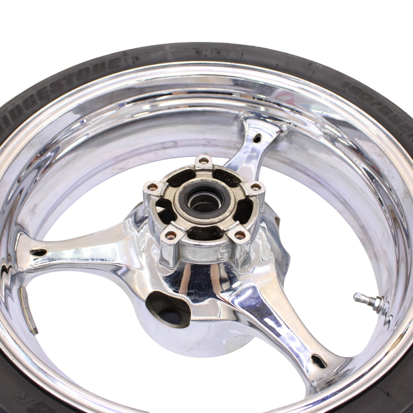 2006 - 2007 SUZUKI GSXR 600 GSXR 750 REAR WHEEL RIM TIRE RUBBER