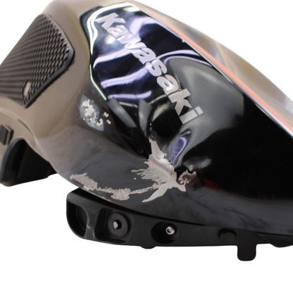 2019 - 2025 KAWASAKI NINJA ZX6R FUEL TANK GAS RESERVOIR BLACK DENTED/SCUFFED