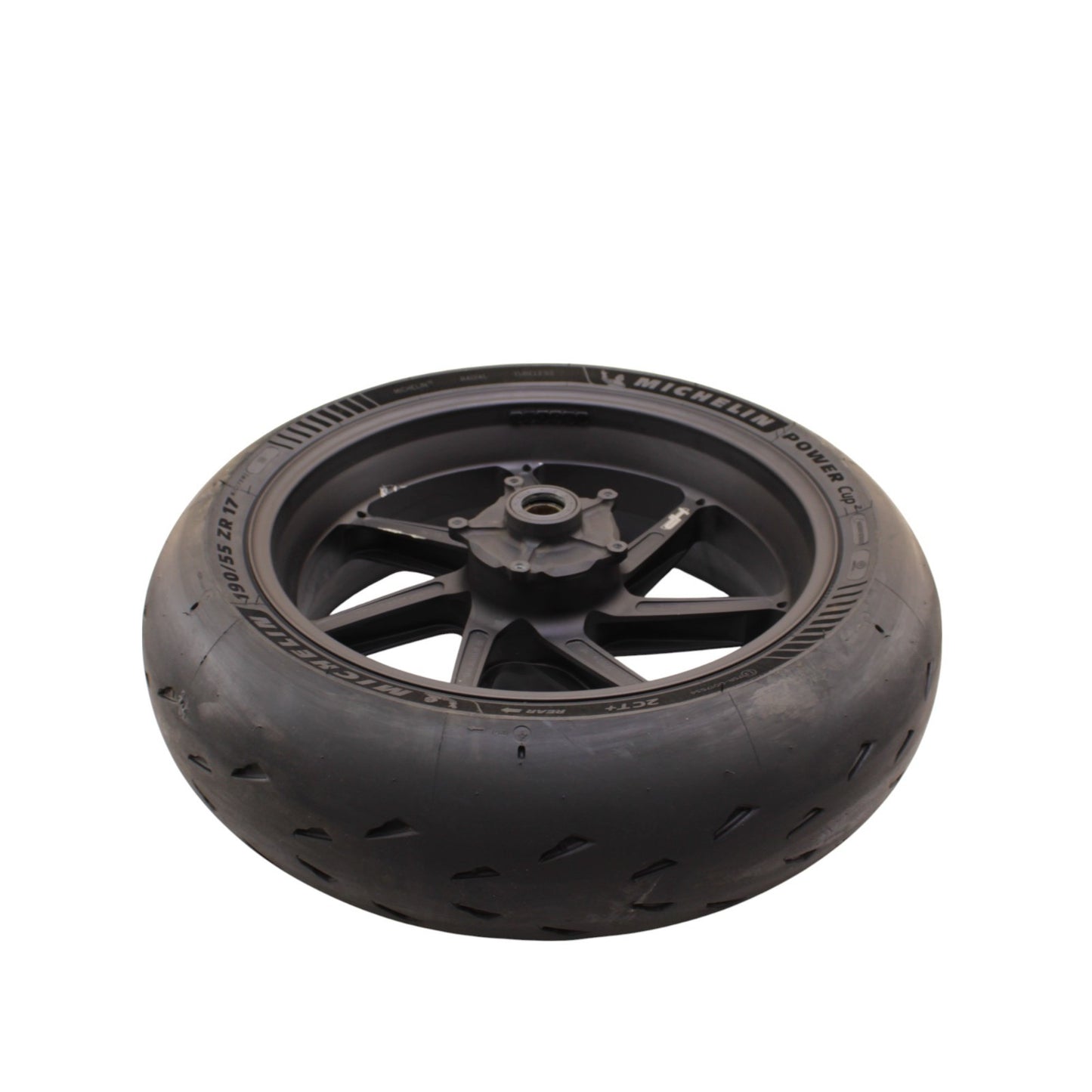 2015 - 2019 BMW S1000RR FRONT WHEEL RIM TIRE RUBBER BLACK OEM STOCK STRAIGHT