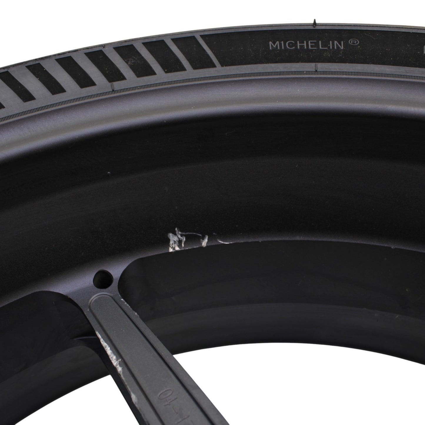 2015 - 2019 BMW S1000RR FRONT WHEEL RIM TIRE RUBBER BLACK OEM STOCK STRAIGHT