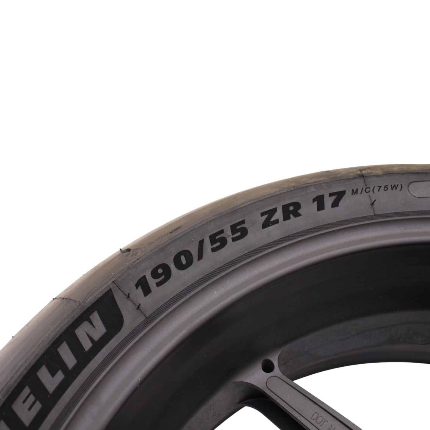 2015 - 2019 BMW S1000RR FRONT WHEEL RIM TIRE RUBBER BLACK OEM STOCK STRAIGHT