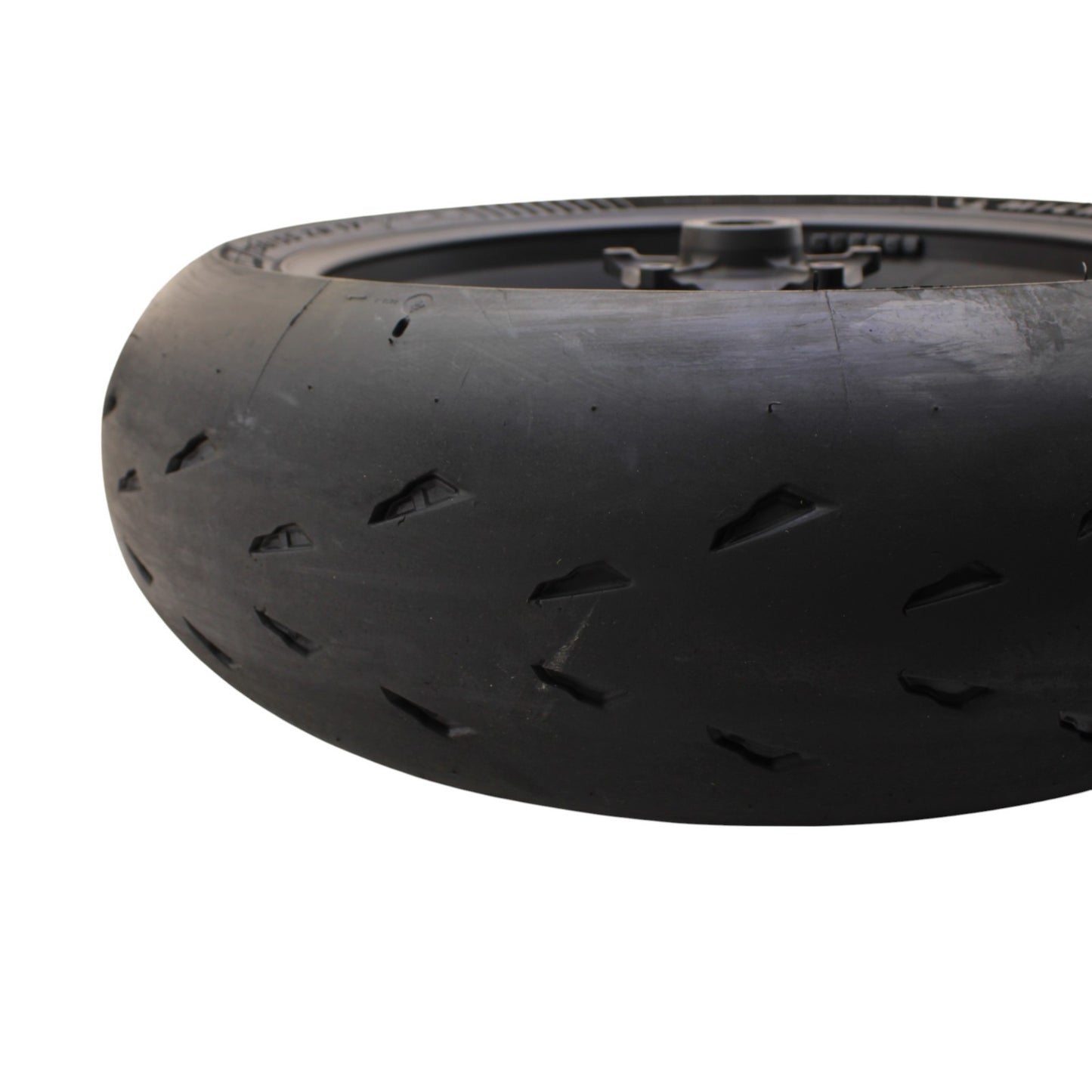 2015 - 2019 BMW S1000RR FRONT WHEEL RIM TIRE RUBBER BLACK OEM STOCK STRAIGHT