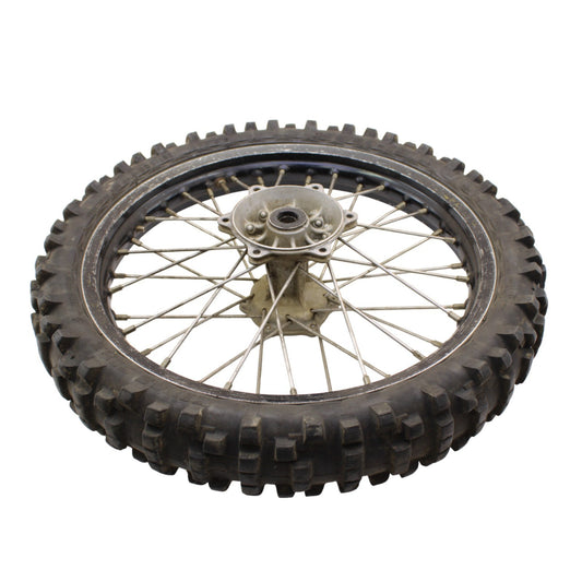 1997 - 2002 KAWASAKI KX125 KX250 REAR WHEEL RIM TIRE RUBBER SILVER