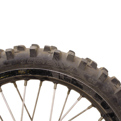 1997 - 2002 KAWASAKI KX125 KX250 REAR WHEEL RIM TIRE RUBBER SILVER