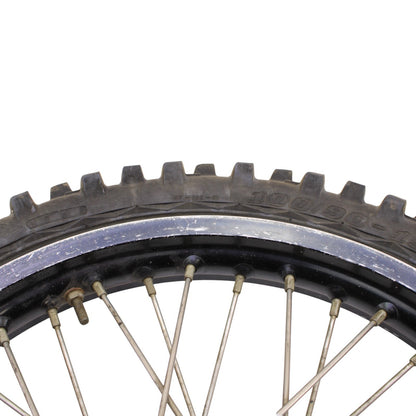 1997 - 2002 KAWASAKI KX125 KX250 REAR WHEEL RIM TIRE RUBBER SILVER