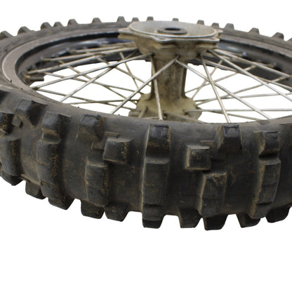 1997 - 2002 KAWASAKI KX125 KX250 REAR WHEEL RIM TIRE RUBBER SILVER