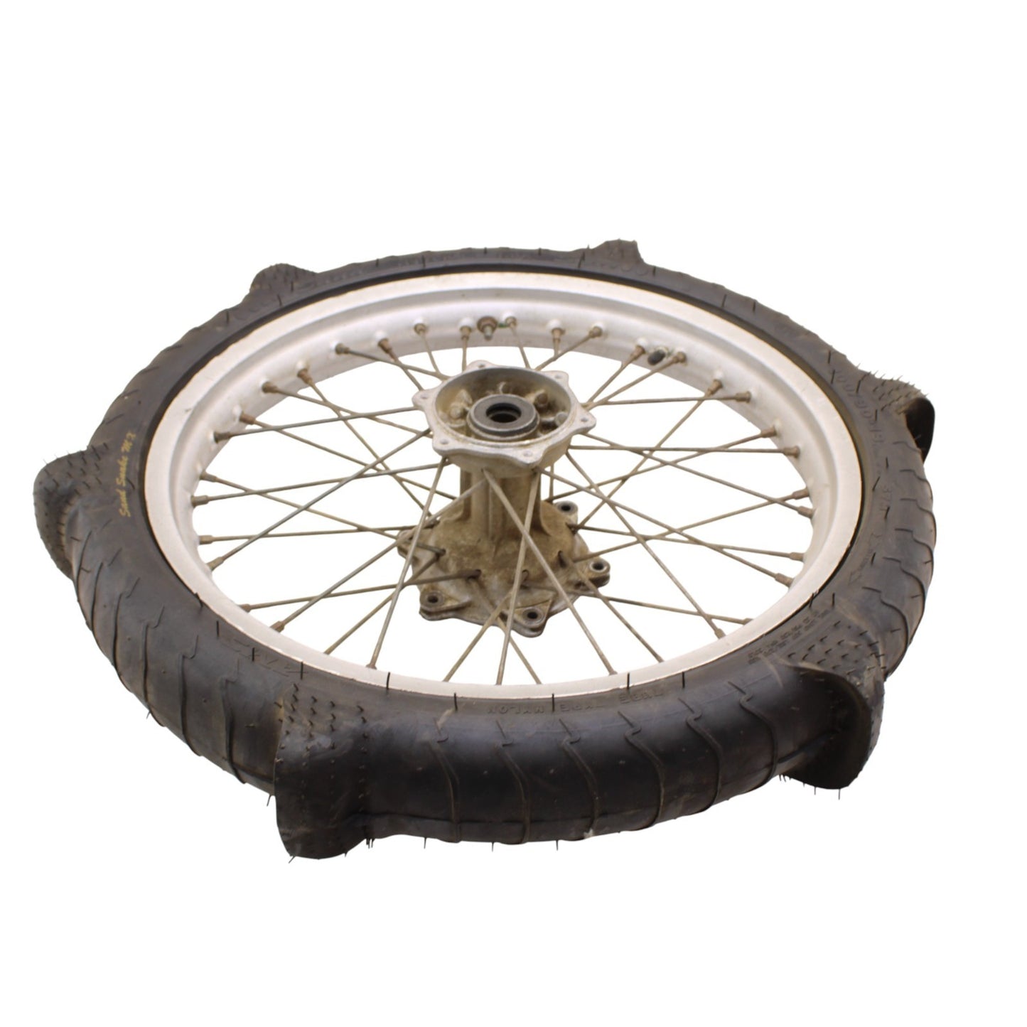 1990 - 1996 KAWASAKI KX125 KX250 REAR WHEEL RIM BACK SAND PADDLE TIRE RUBBER