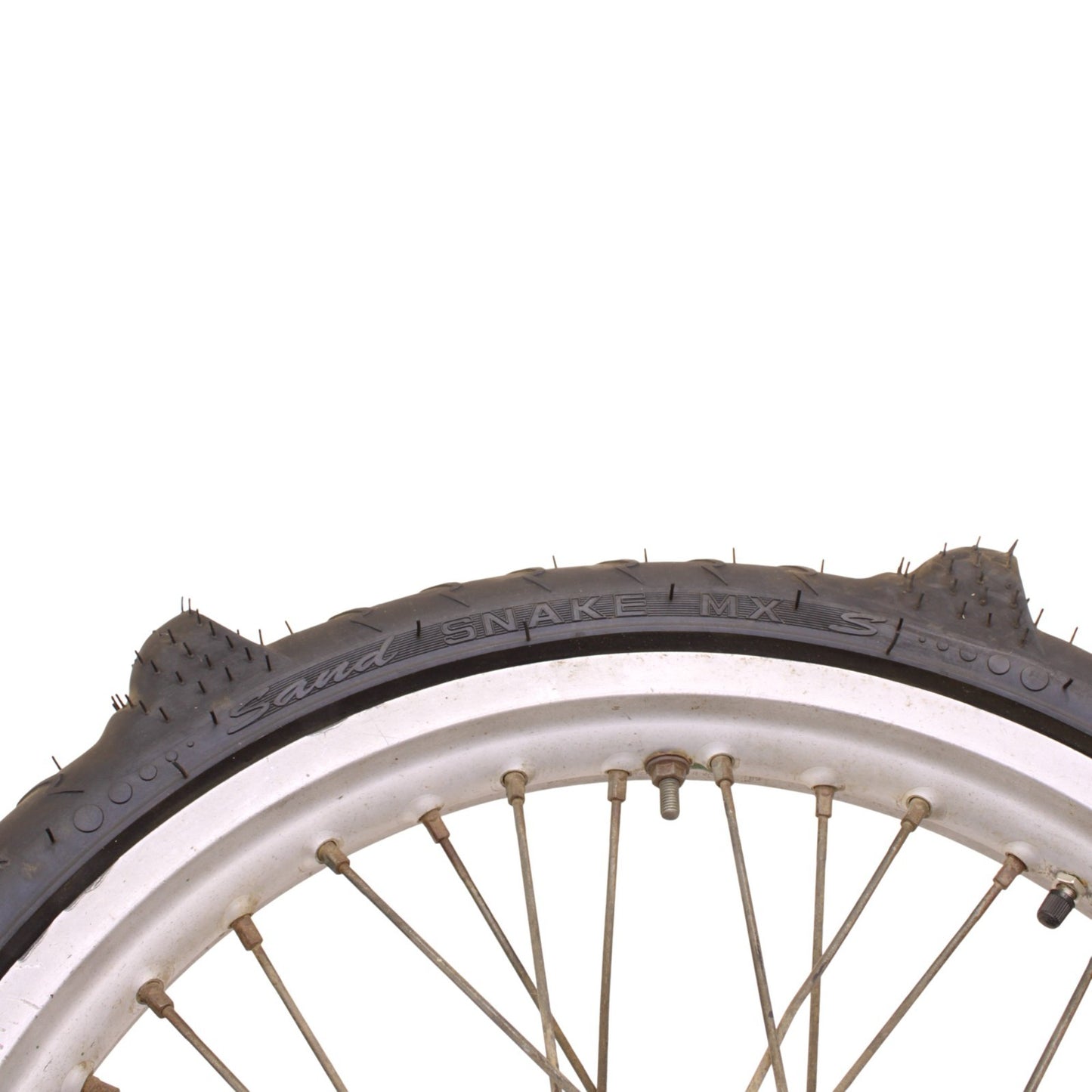 1990 - 1996 KAWASAKI KX125 KX250 REAR WHEEL RIM BACK SAND PADDLE TIRE RUBBER