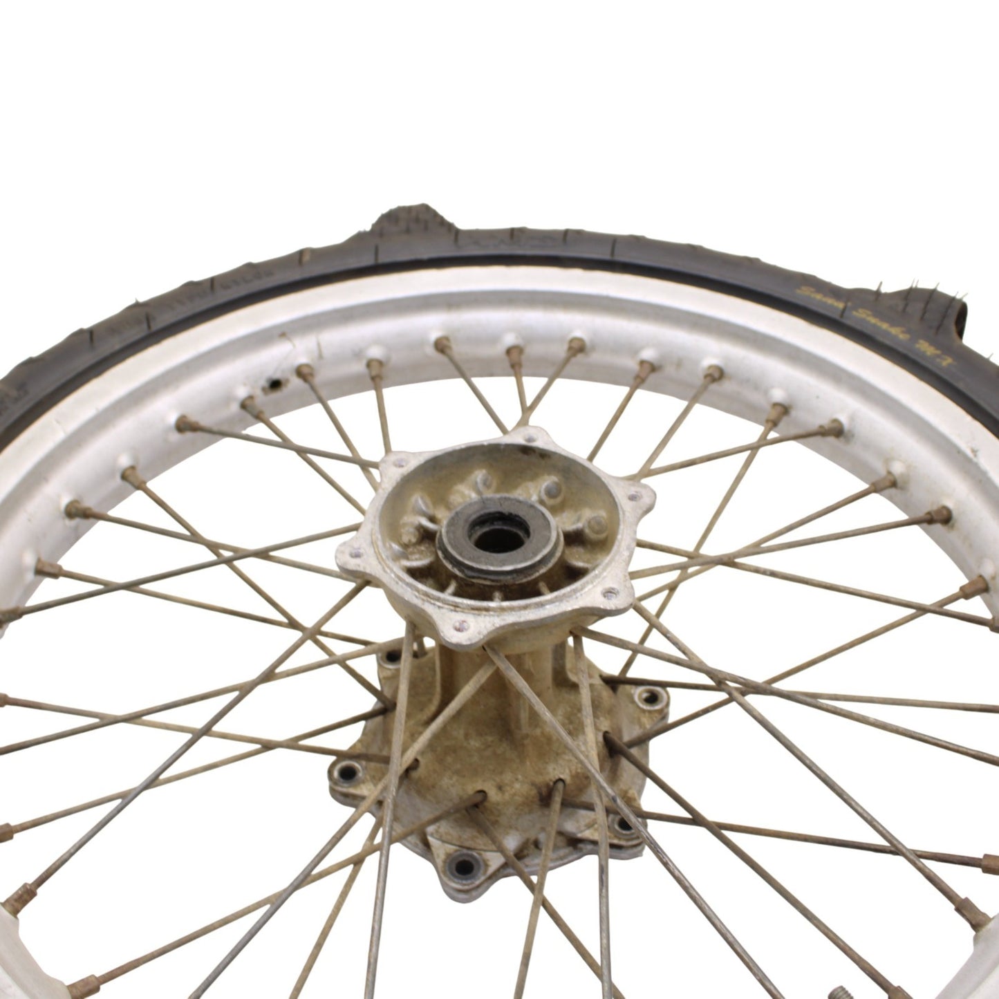 1990 - 1996 KAWASAKI KX125 KX250 REAR WHEEL RIM BACK SAND PADDLE TIRE RUBBER