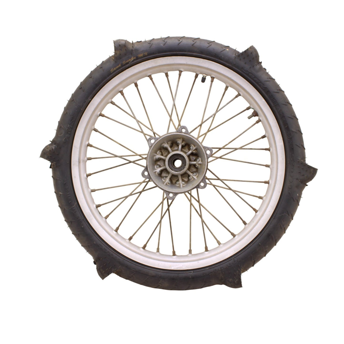 1990 - 1996 KAWASAKI KX125 KX250 REAR WHEEL RIM BACK SAND PADDLE TIRE RUBBER