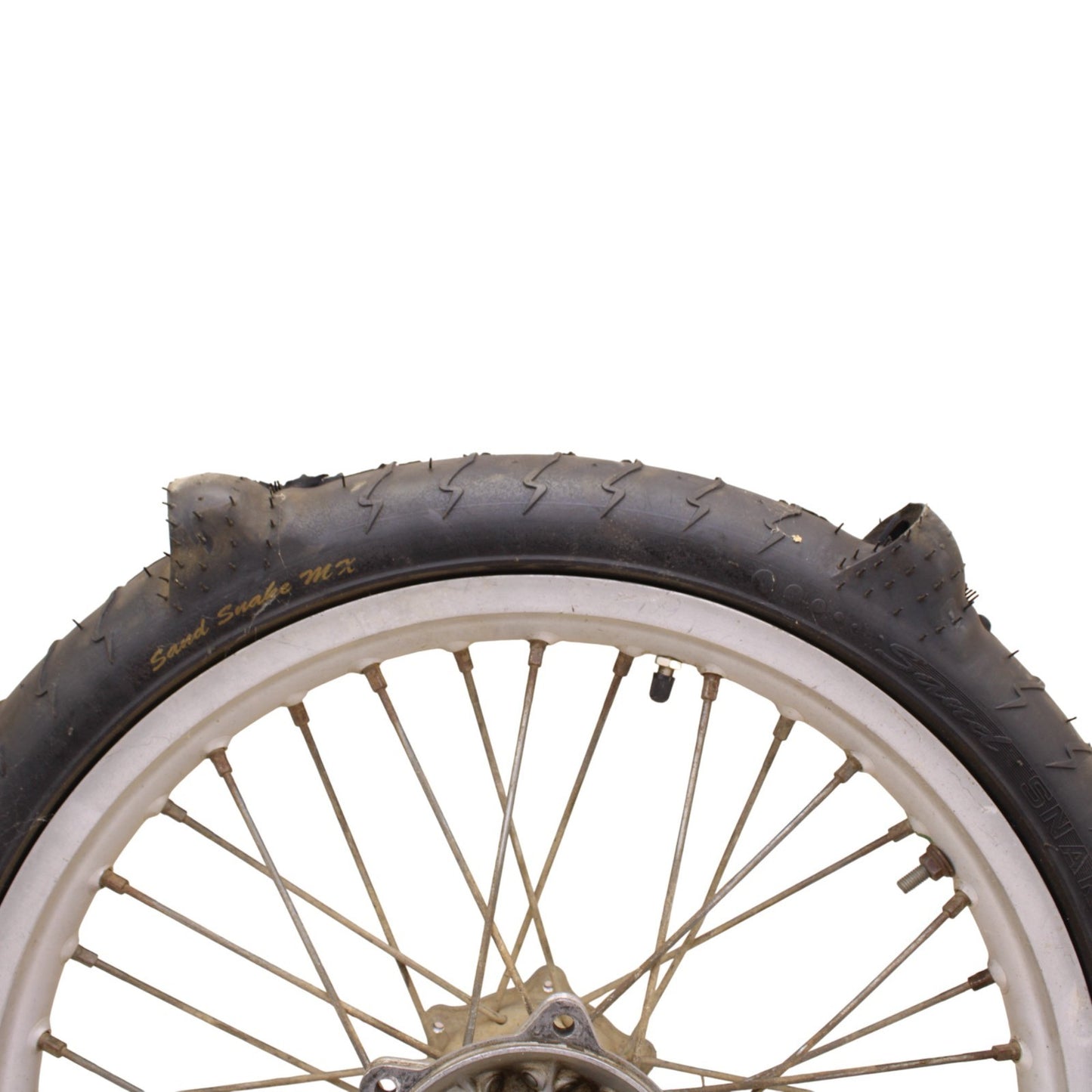 1990 - 1996 KAWASAKI KX125 KX250 REAR WHEEL RIM BACK SAND PADDLE TIRE RUBBER