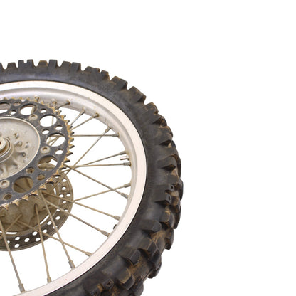 1996 - 2001 YAMAHA YZ125 REAR WHEEL RIM TIRE HUB BACK ROTOR CHAIN SPROCKET