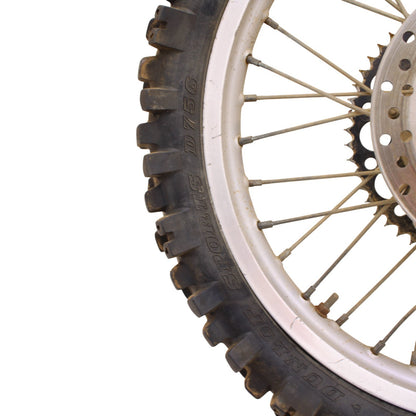 1996 - 2001 YAMAHA YZ125 REAR WHEEL RIM TIRE HUB BACK ROTOR CHAIN SPROCKET