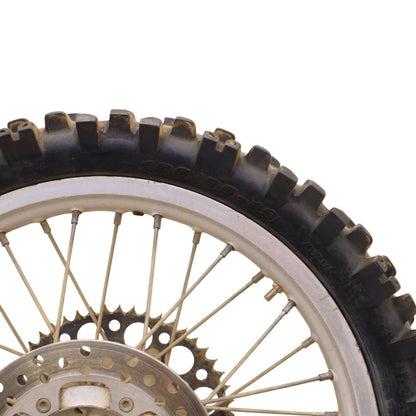 1996 - 2001 YAMAHA YZ125 REAR WHEEL RIM TIRE HUB BACK ROTOR CHAIN SPROCKET