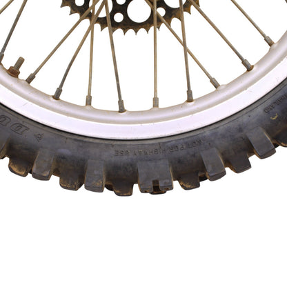 1996 - 2001 YAMAHA YZ125 REAR WHEEL RIM TIRE HUB BACK ROTOR CHAIN SPROCKET