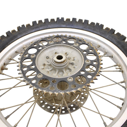 1996 - 2001 YAMAHA YZ125 REAR WHEEL RIM TIRE HUB BACK ROTOR CHAIN SPROCKET