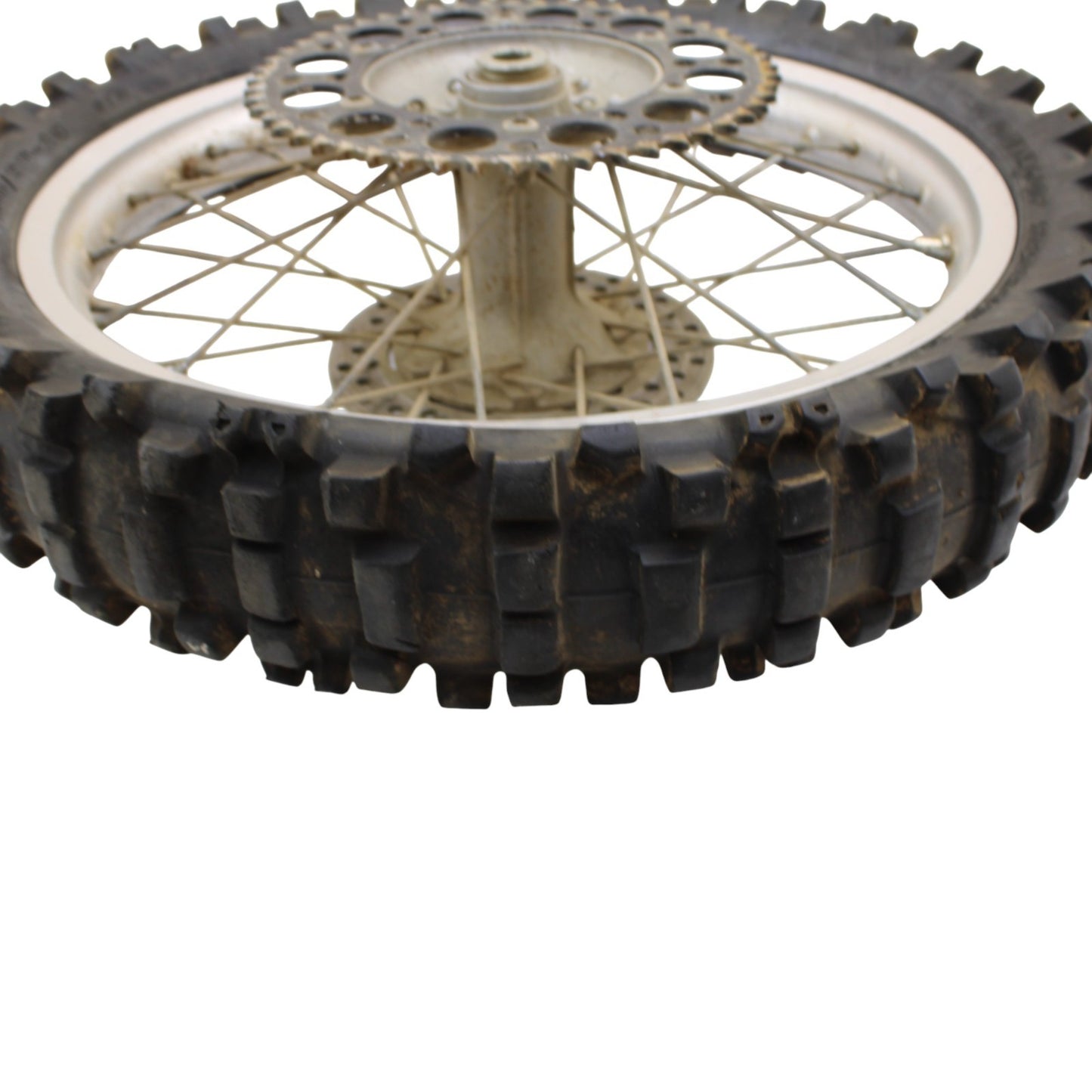 1996 - 2001 YAMAHA YZ125 REAR WHEEL RIM TIRE HUB BACK ROTOR CHAIN SPROCKET