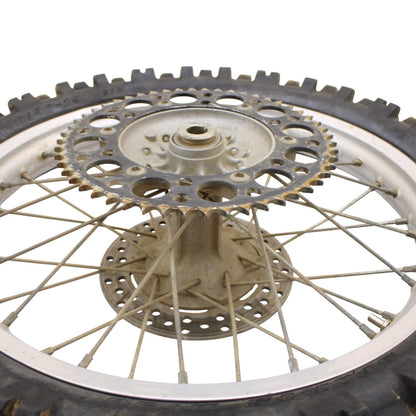 1996 - 2001 YAMAHA YZ125 REAR WHEEL RIM TIRE HUB BACK ROTOR CHAIN SPROCKET