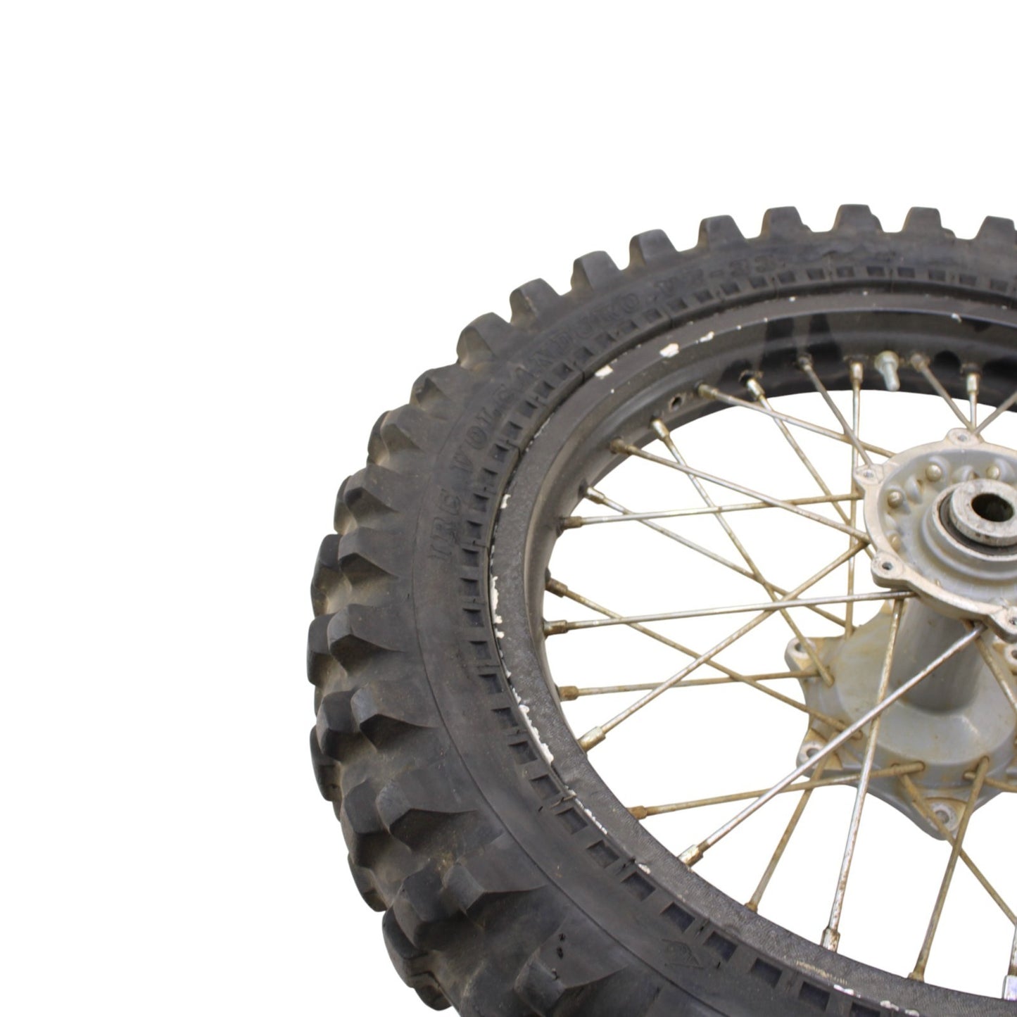 2000 - 2012 KTM 250 EXC REAR WHEEL BACK RIM TIRE RUBBER SILVER