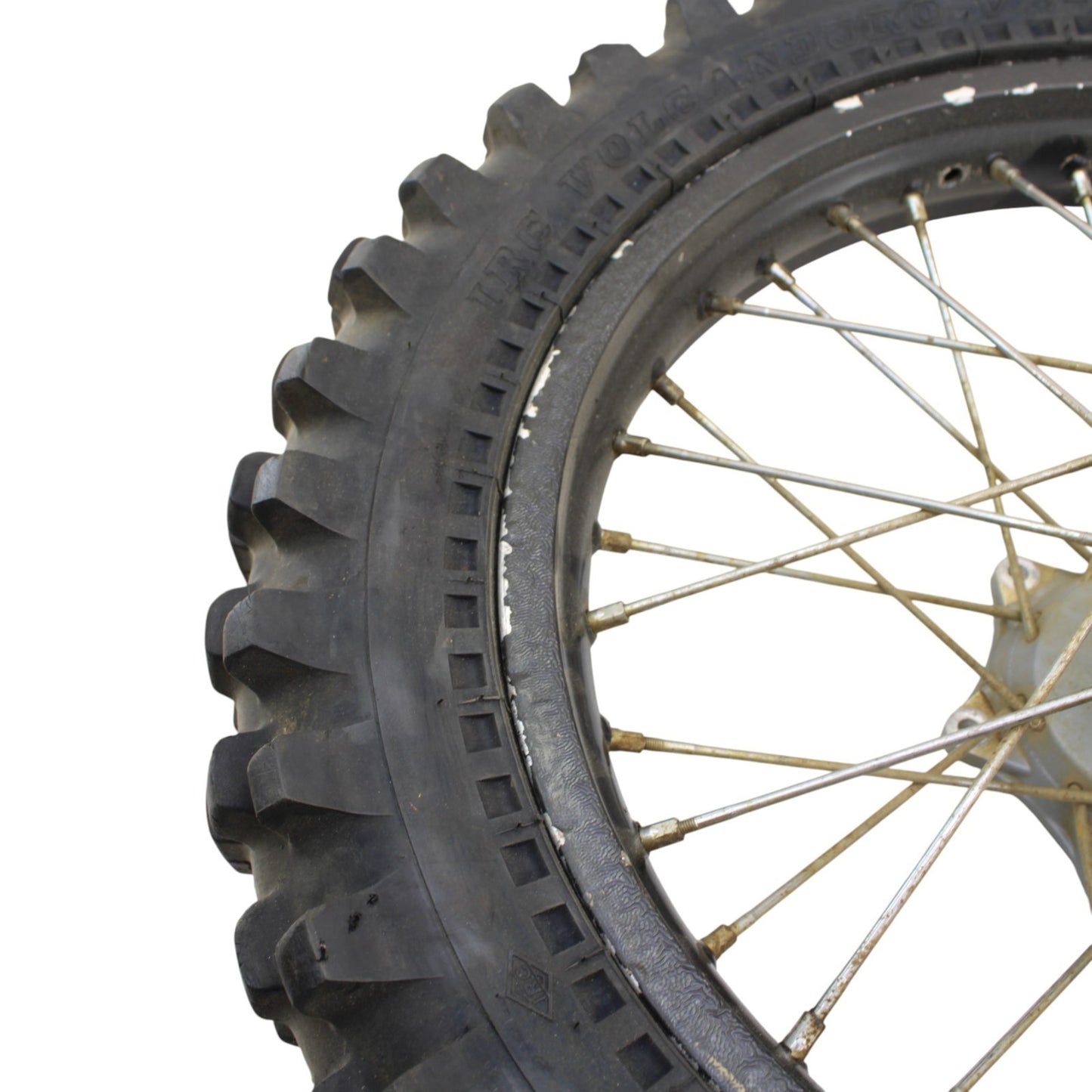 2000 - 2012 KTM 250 EXC REAR WHEEL BACK RIM TIRE RUBBER SILVER