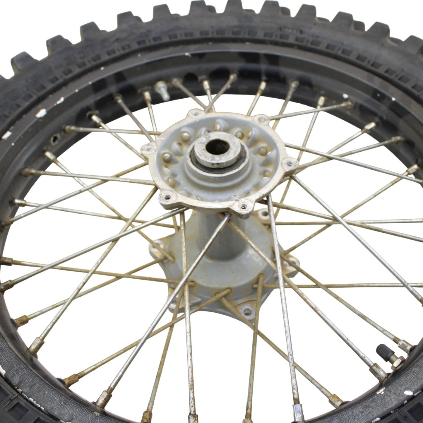 2000 - 2012 KTM 250 EXC REAR WHEEL BACK RIM TIRE RUBBER SILVER