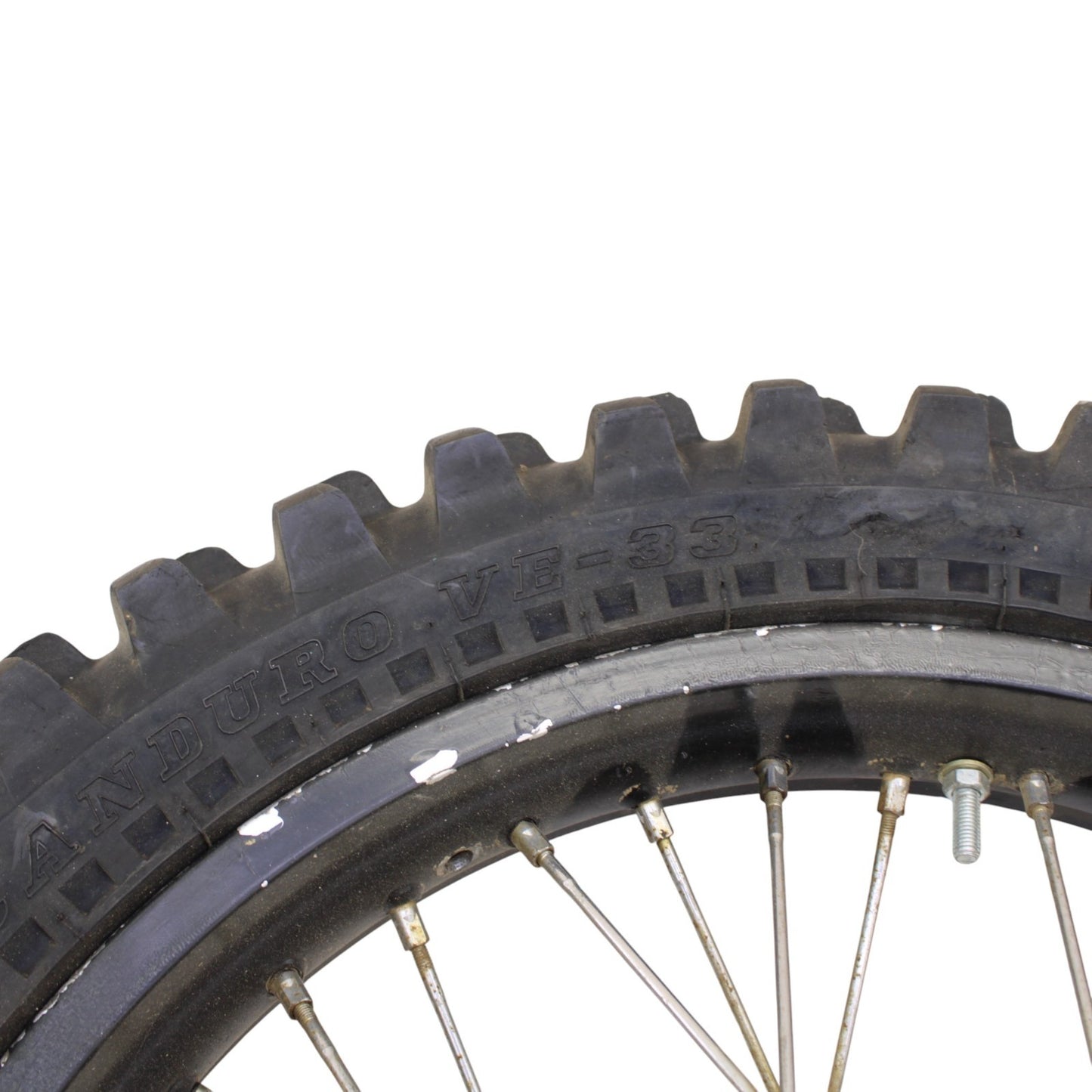 2000 - 2012 KTM 250 EXC REAR WHEEL BACK RIM TIRE RUBBER SILVER