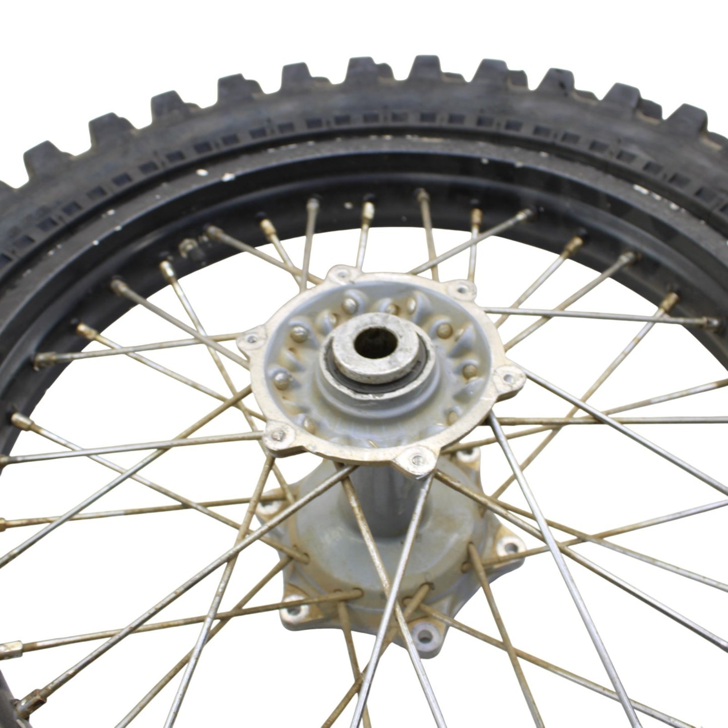 2000 - 2012 KTM 250 EXC REAR WHEEL BACK RIM TIRE RUBBER SILVER