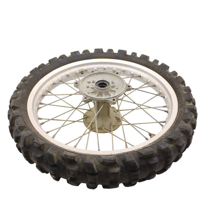 1992 - 1995 YAMAHA YZ250 FRONT WHEEL RIM TIRE RUBBER SILVER