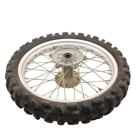 1992 - 1995 YAMAHA YZ250 FRONT WHEEL RIM TIRE RUBBER SILVER