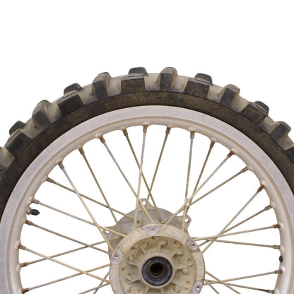 1992 - 1995 YAMAHA YZ250 FRONT WHEEL RIM TIRE RUBBER SILVER