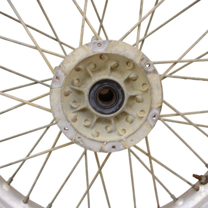 1992 - 1995 YAMAHA YZ250 FRONT WHEEL RIM TIRE RUBBER SILVER