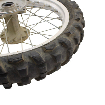 1992 - 1995 YAMAHA YZ250 FRONT WHEEL RIM TIRE RUBBER SILVER