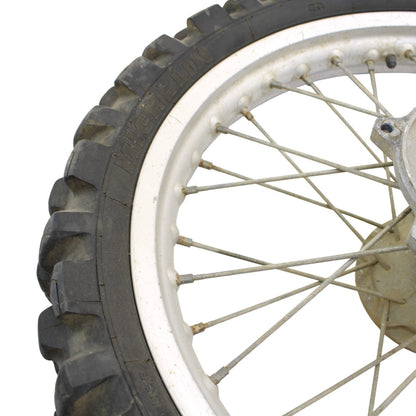 1992 - 1995 YAMAHA YZ250 FRONT WHEEL RIM TIRE RUBBER SILVER