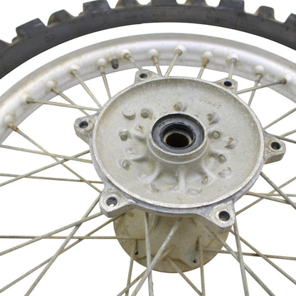 1992 - 1995 YAMAHA YZ250 FRONT WHEEL RIM TIRE RUBBER SILVER
