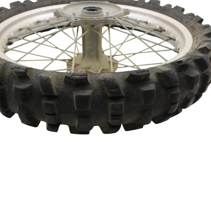 1992 - 1995 YAMAHA YZ250 FRONT WHEEL RIM TIRE RUBBER SILVER