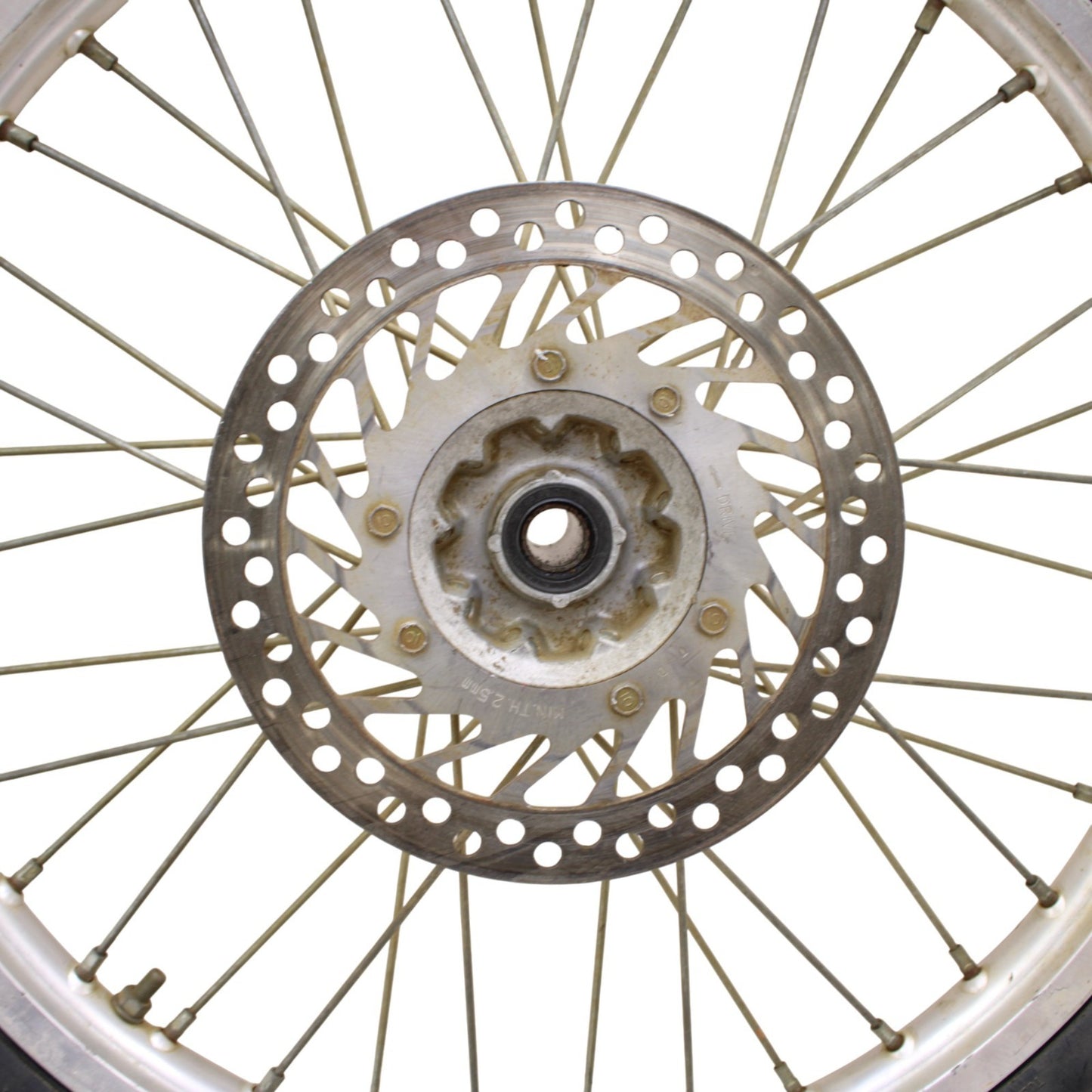 1997 - 2001 HONDA CR250R FRONT WHEEL RIM ROTOR TIRE RUBBER