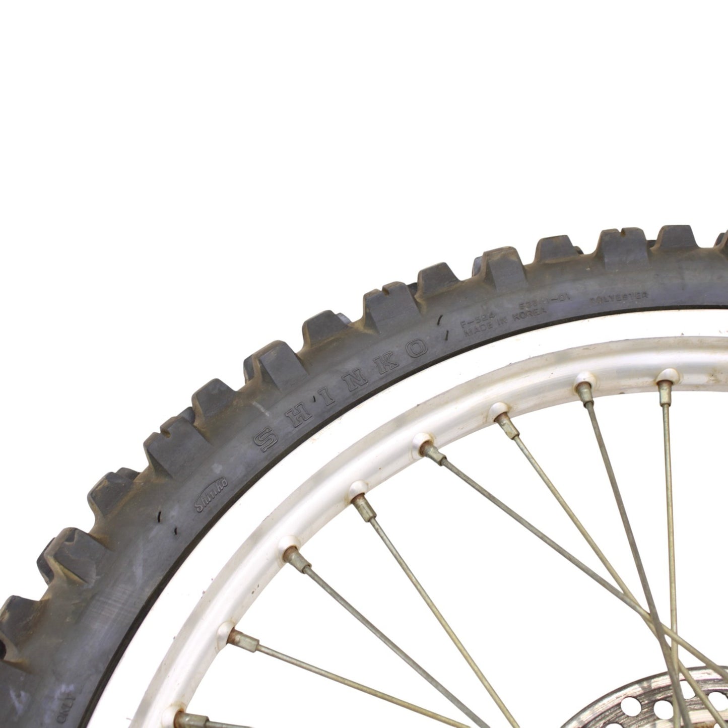 1997 - 2001 HONDA CR250R FRONT WHEEL RIM ROTOR TIRE RUBBER