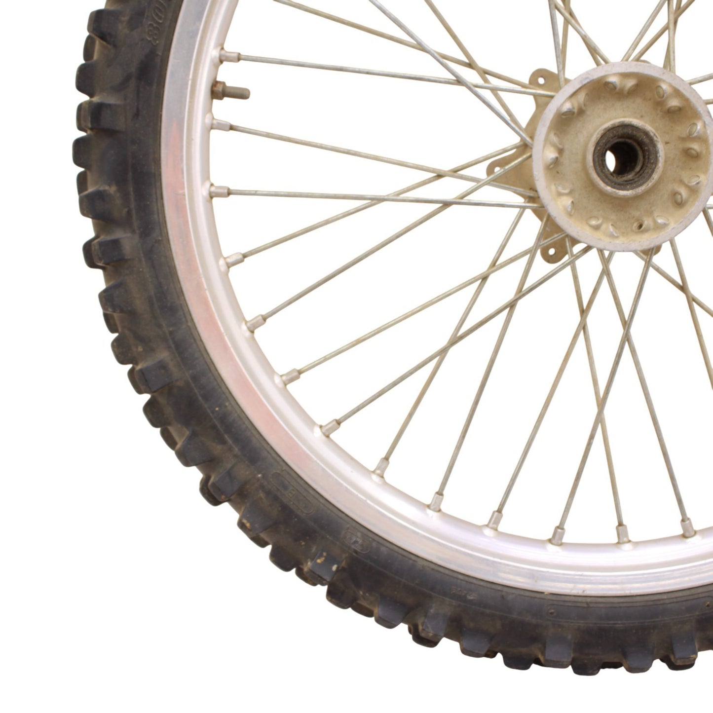 1996 - 2001 YAMAHA YZ125 FRONT WHEEL RIM TIRE RUBBER