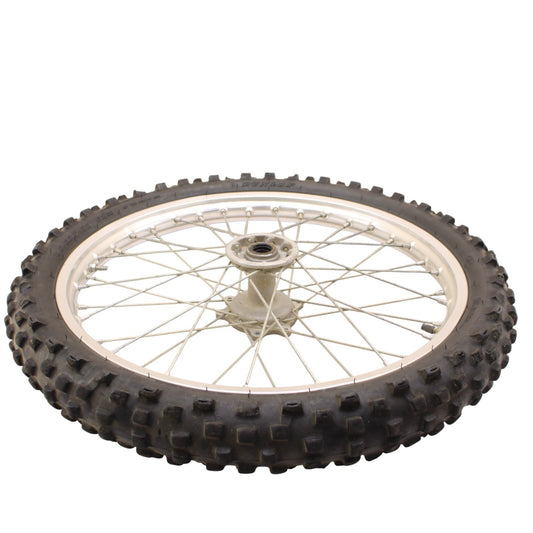 2009 - 2012 HONDA CRF450R FRONT WHEEL RIM TIRE RUBBER SILVER