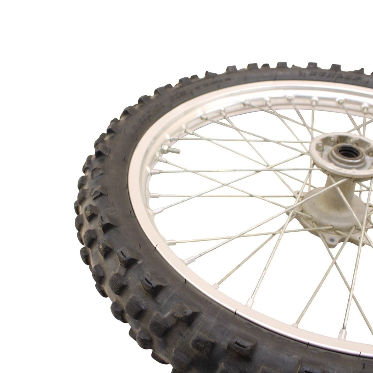 2009 - 2012 HONDA CRF450R FRONT WHEEL RIM TIRE RUBBER SILVER