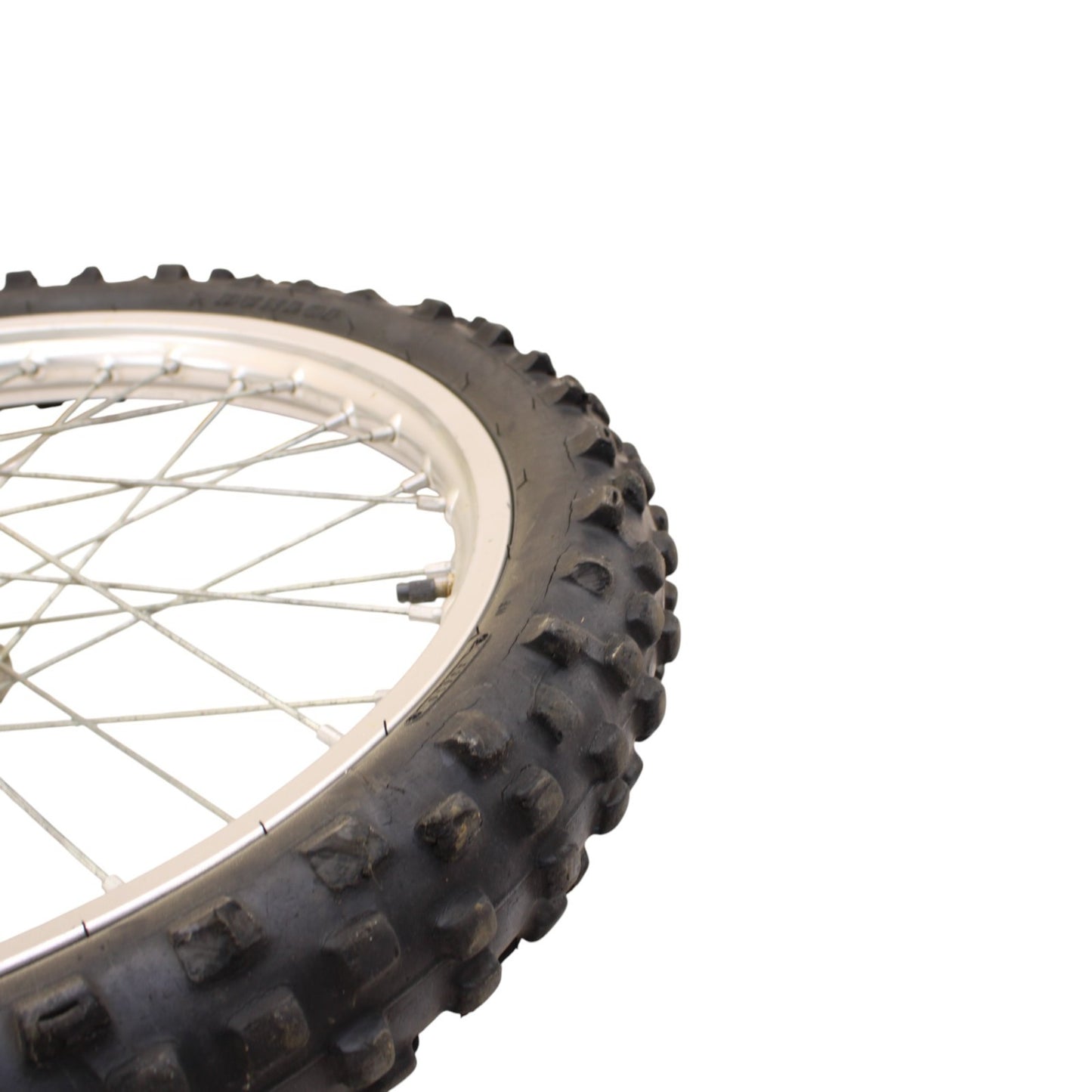 2009 - 2012 HONDA CRF450R FRONT WHEEL RIM TIRE RUBBER SILVER