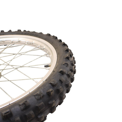 2009 - 2012 HONDA CRF450R FRONT WHEEL RIM TIRE RUBBER SILVER