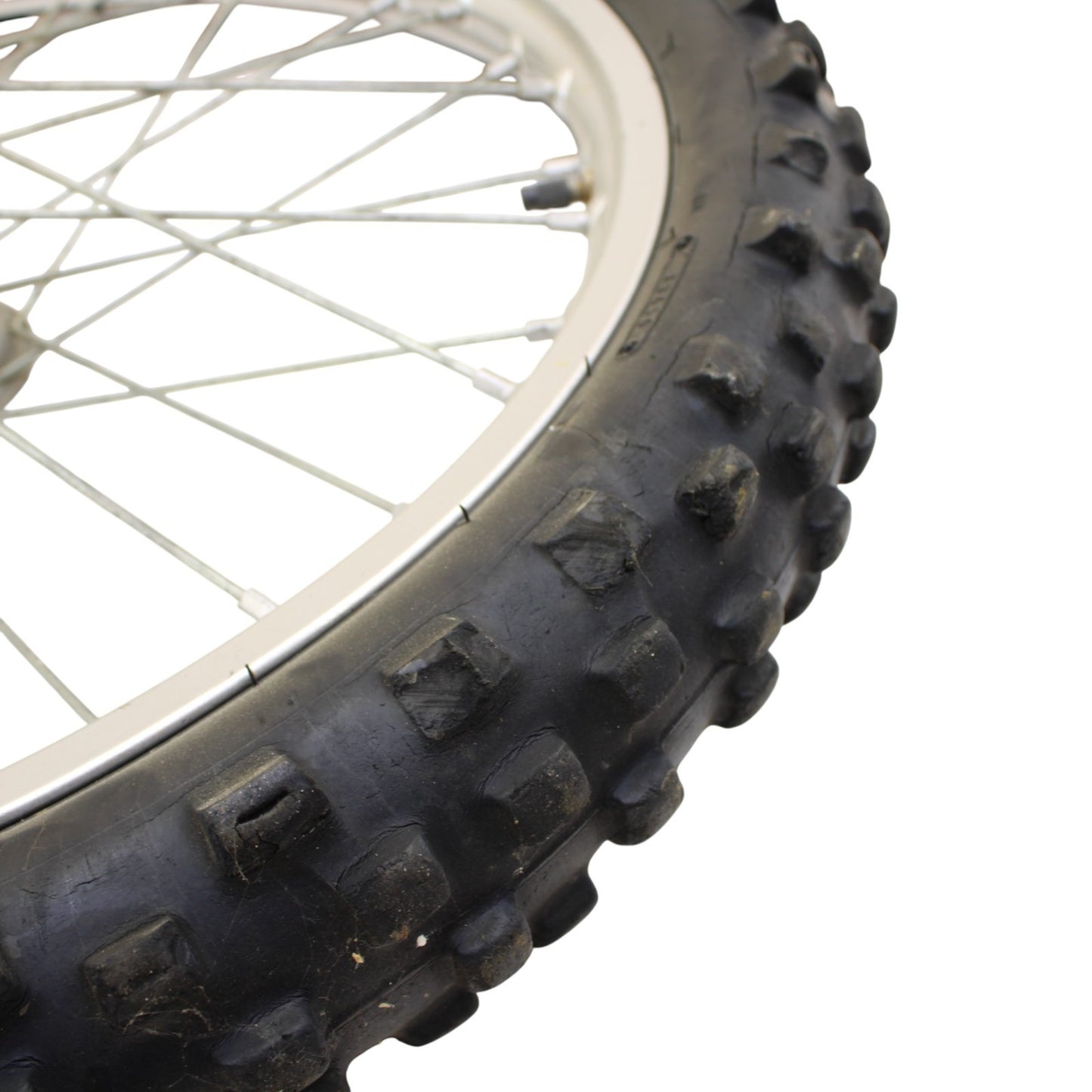 2009 - 2012 HONDA CRF450R FRONT WHEEL RIM TIRE RUBBER SILVER