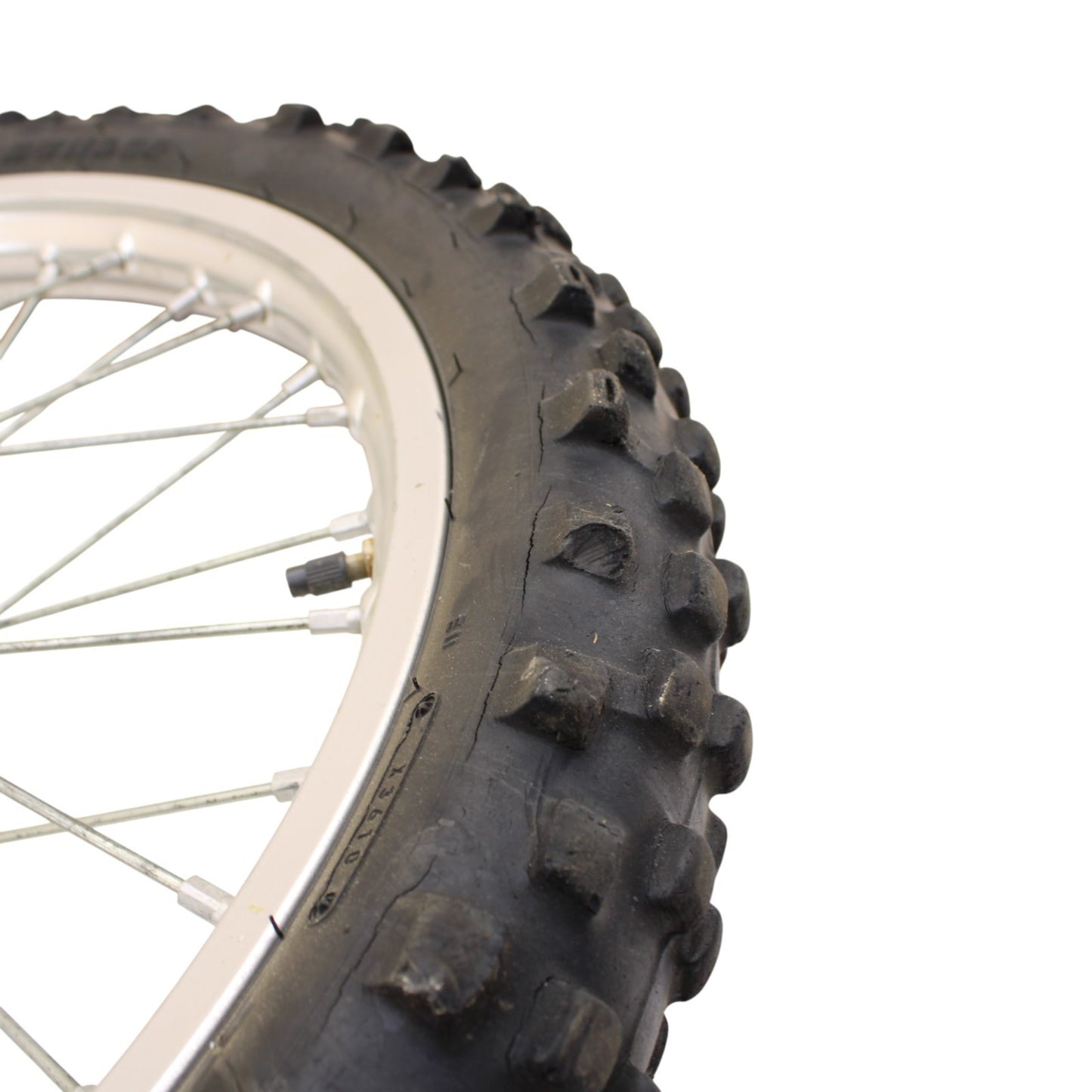 2009 - 2012 HONDA CRF450R FRONT WHEEL RIM TIRE RUBBER SILVER